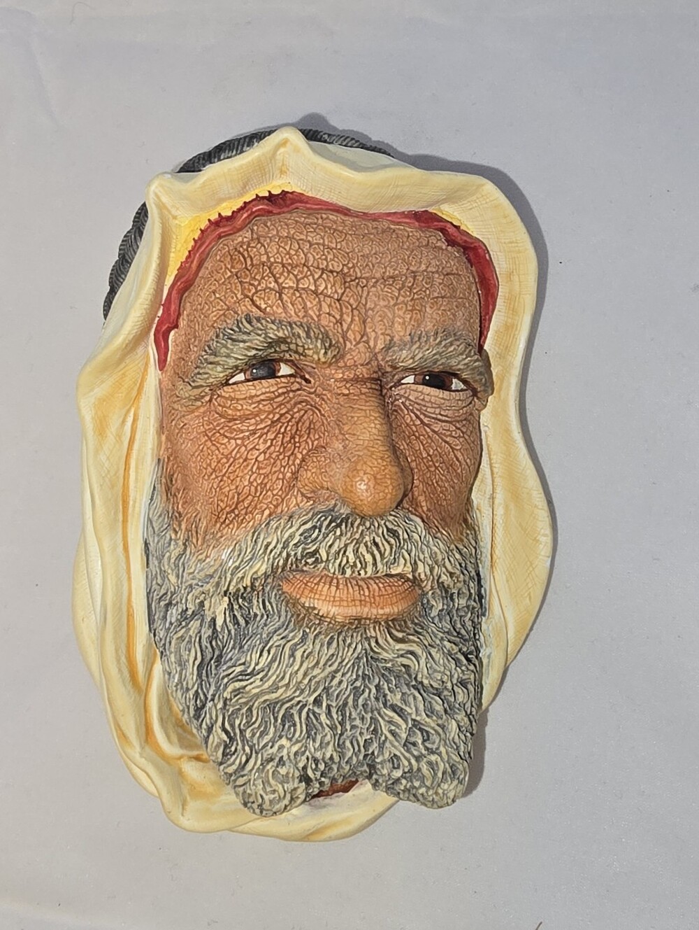 Vintage Bossons England Wall Art Statue Bust Wall Head Chalkwarw